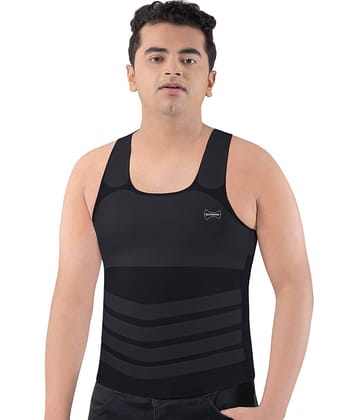 Dermawear Pack of 1 Men's Tummy Shaper ( Black )