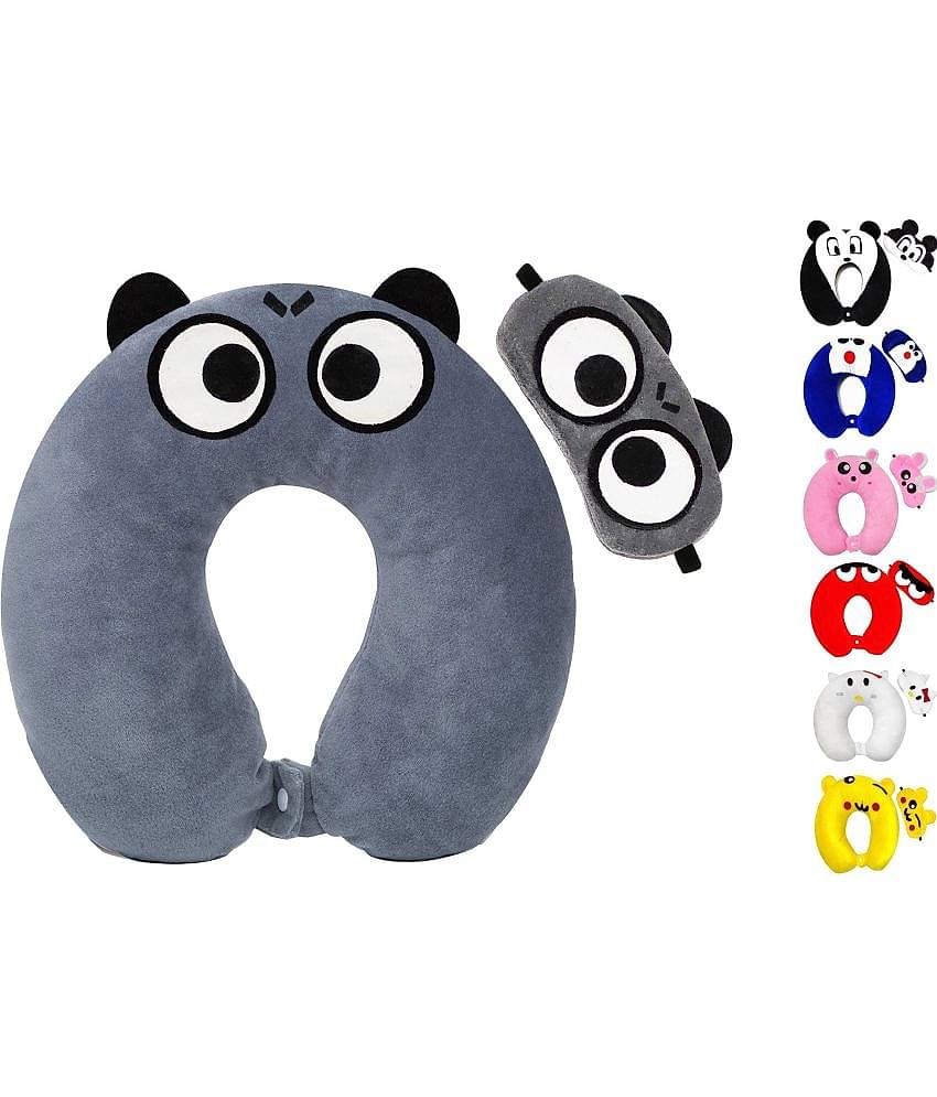JUZZII Multicolor Neck Pillow,Eye Shade ( Pack of 2 )