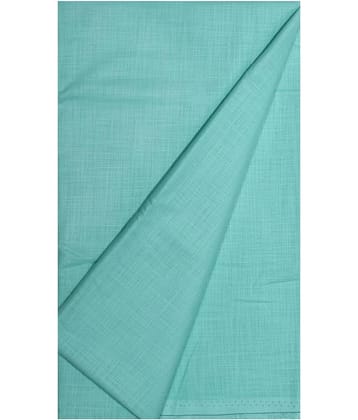 KUNDAN SULZ GWALIOR Green Cotton Blend Unstitched Shirt pc
