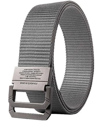 Loopa Gray Nylon Casual Belt Pack of 1