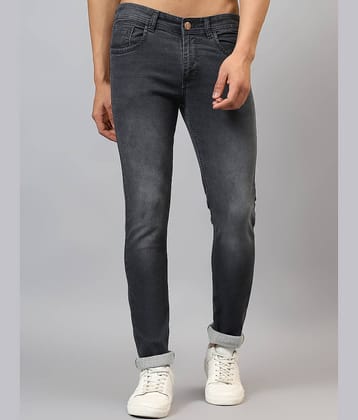 plounge Slim Fit Clean Look Men's Jeans - Black ( Pack of 1 )