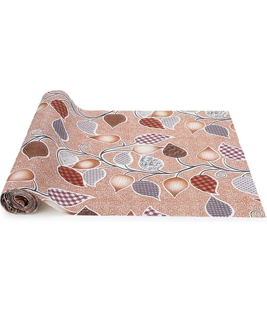 Single PVC Beige Kitchen Shelf Cover Cover