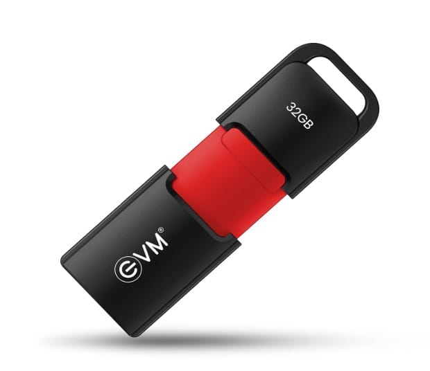 EVM EnX 32GB USB 3.2 Gen 1 Flash Drive  Upto 120MB/s Read, High-Speed Pen Drive for Laptop, Desktop & Smart TV, Durable Metal Body with Key Loop, Compact Design, 10-Year Warranty (ENX/32GB)