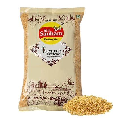 Sri Sauham Moong Dhuli, Unpolished Washed Green Gram - 1kg