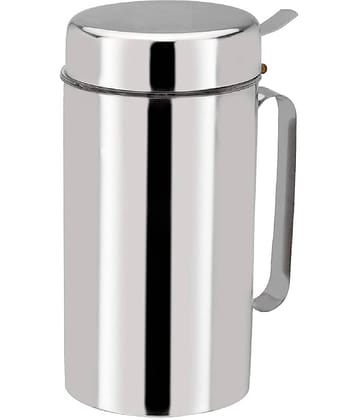 Dynore Steel Transparent Oil Container ( Set of 1 )