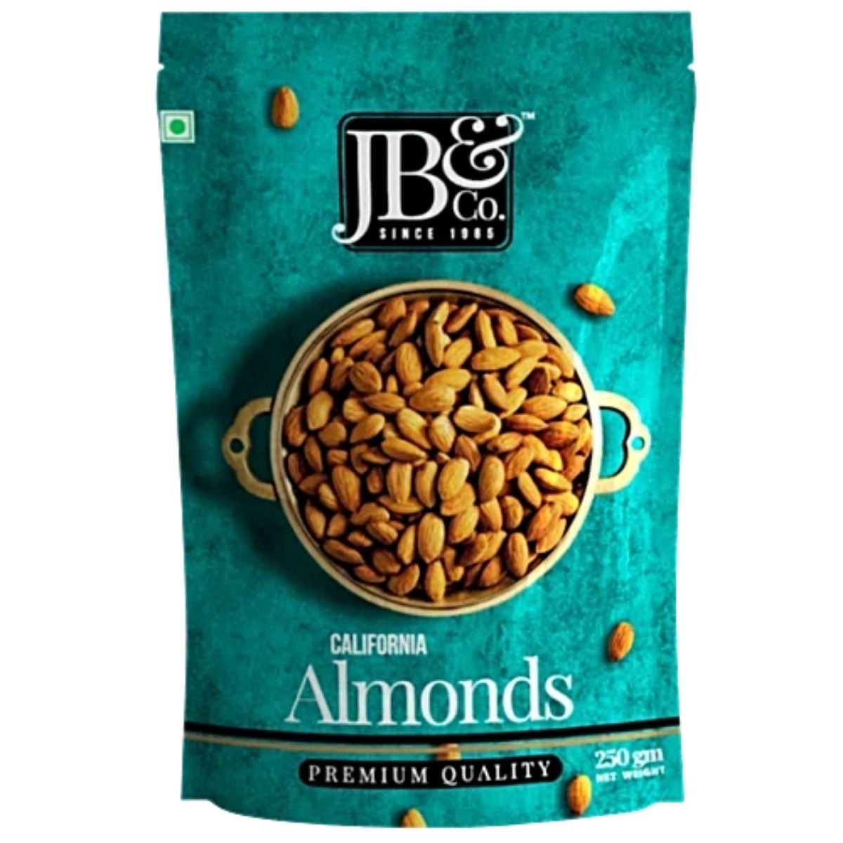 JB&CO California Almonds, 250 gm - JB&CO California Almonds, 250 gm