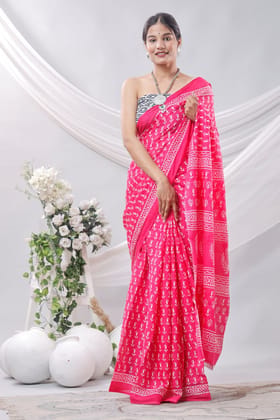 Cotton 92*80 Mulmul Saree