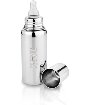 NSVL Silver Steel Sipper Water Bottle 300 mL ( Set of 1 )
