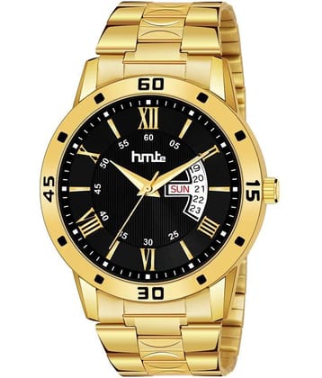 HMTe - Gold Metal Analog Men's Watch