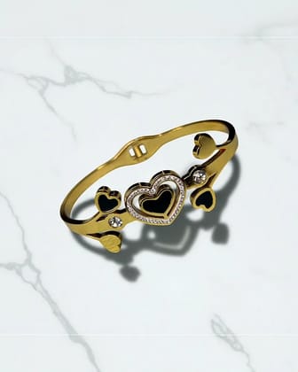 Heart Gold Anti-Tarnish Bracelet for Women | Print Magical Gifts  by Print Magical Gifts