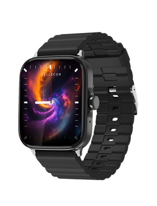 CELLECOR M2 Aqua 1.83" HD Display | 600 NITS | Health Suite | AI Voice | IP68 | 100+ Sport Modes | Long Battery Life | BT-Calling SmartWatch