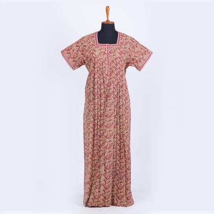 RELAX Cotton Nighty PLEATED XL
