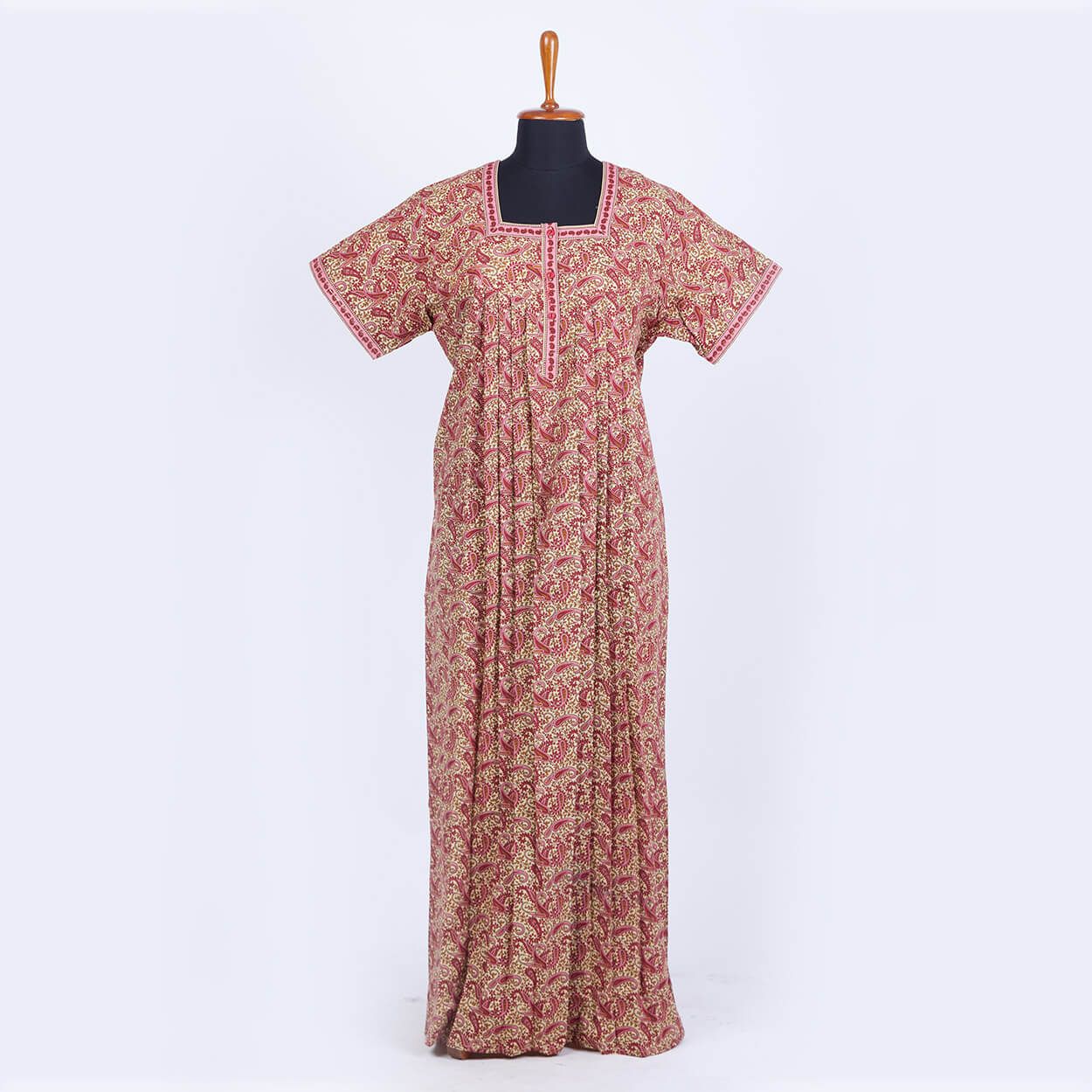 RELAX Cotton Nighty PLEATED XL