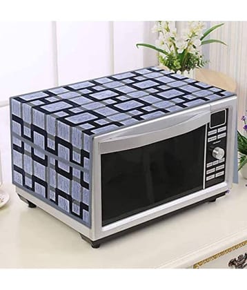 Single Polyester White Microwave Oven Cover - 20-22L