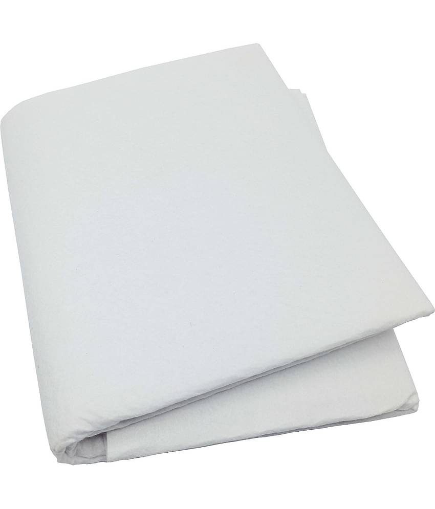 Vardhman Felt Cloth Stiff Hard for Bags, Art and Craft, Cutouts, Decorations, School Projects, DIY (White, 44x36-inch)