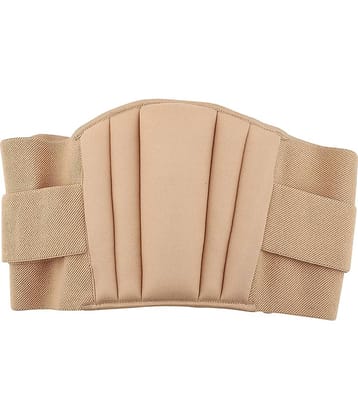 Jarvis Lumbo Sacral Belt Waist & Back Support Belt Slip Disc Mild Support Back Pain Relief Lumbar Support Waist Belt for Men & Women (Beige, Large Size)
