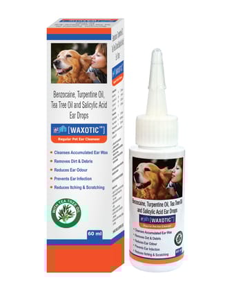 Waxotic Pet Ear Cleaner | 60ML | Pack of 2