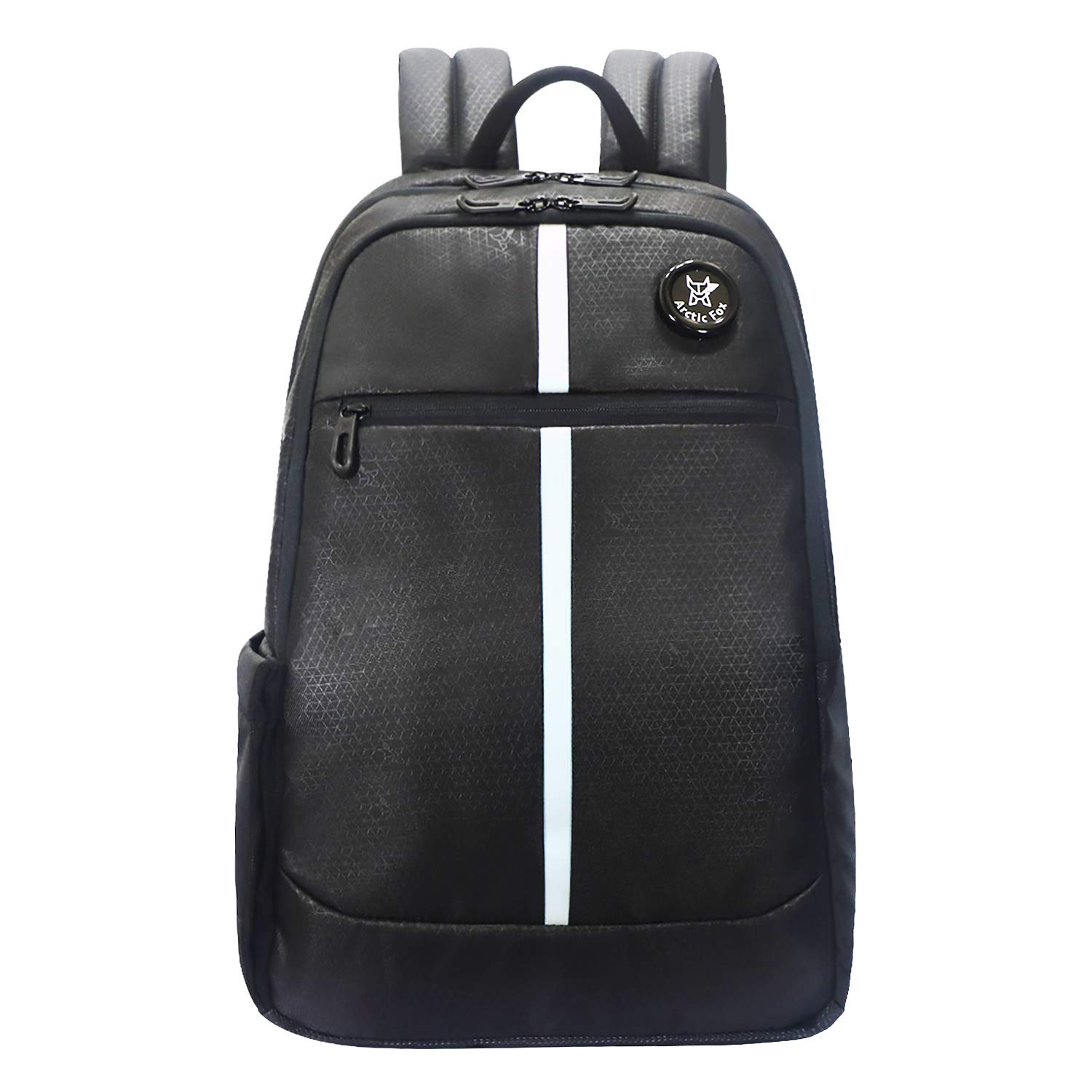 Arctic Fox 27 Liters Chrome Black 15 Inch Laptop Backpack
