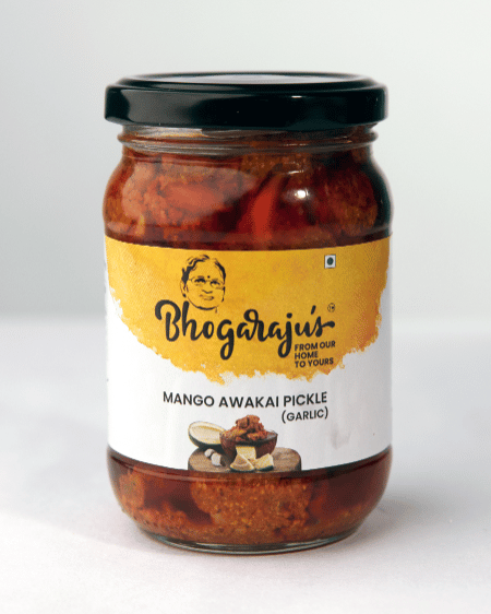 Bhogarajus Mango Awakai (Garlic) - 300 grams (Food Grade Pouch)
