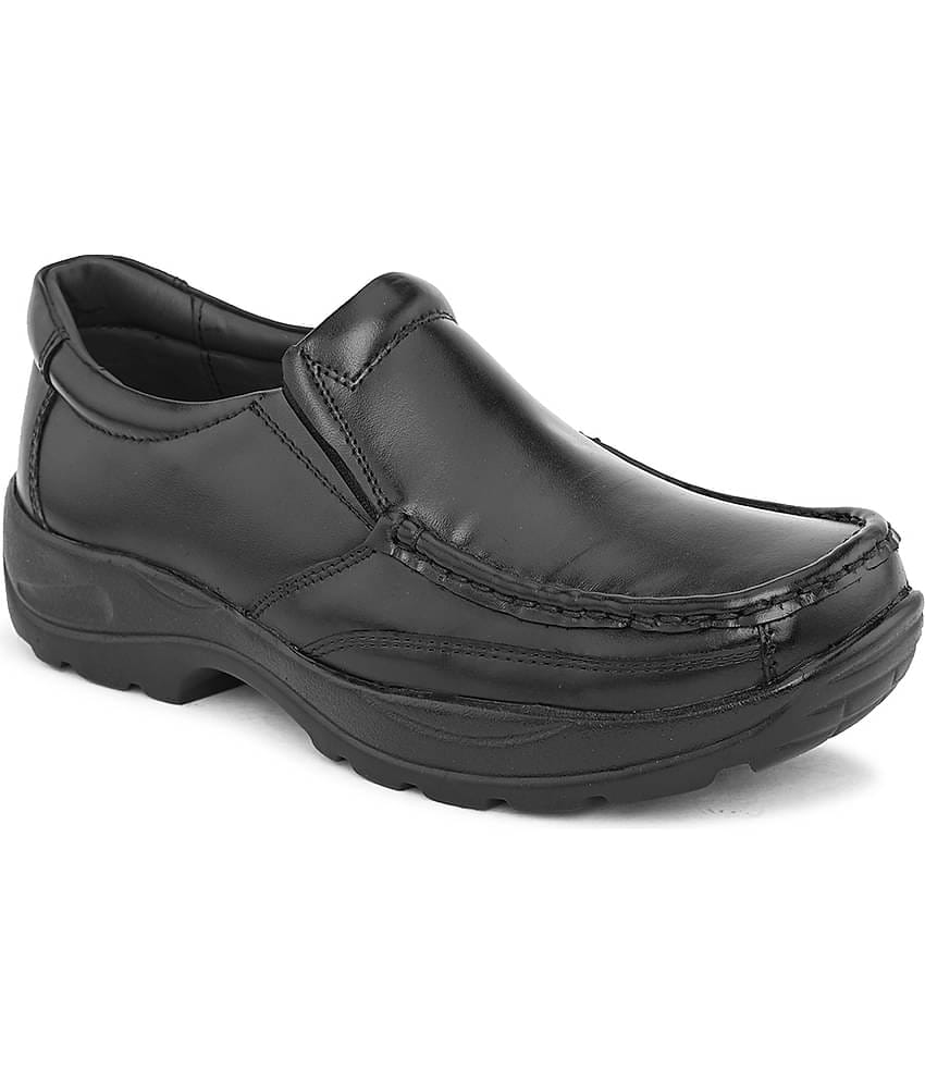 Fashion Victim - Black Men's Slip On Formal Shoes