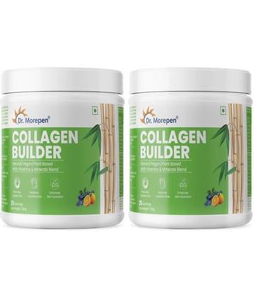 Dr. Morepen Natural Collagen Builder with Vitamins & Minerals 100% Veg (Orange Berry, 500g)