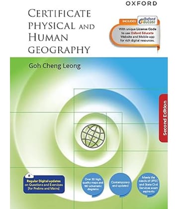 Certificate Physical and Human Geography 2nd Edition | Best Suited for UPSC Aspirants Paperback – 15 December 2023