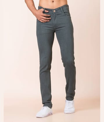 Sindon Slim Fit Solid Men's Jeans - Grey ( Pack of 1 )