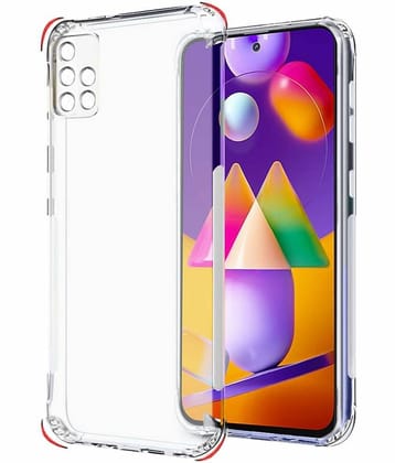 VAKIBO Plain Cases Compatible For Rubber Samsung Galaxy M31s ( Pack of 1 )