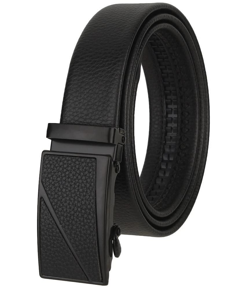 Loopa Black PU Formal Belt Pack of 1 - None