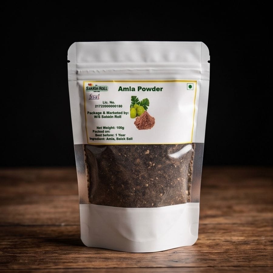 Amla Powder - 100 gm - One pouch of Amla Powder