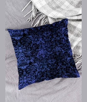 Houzzcode Single Blue Pillow Cover