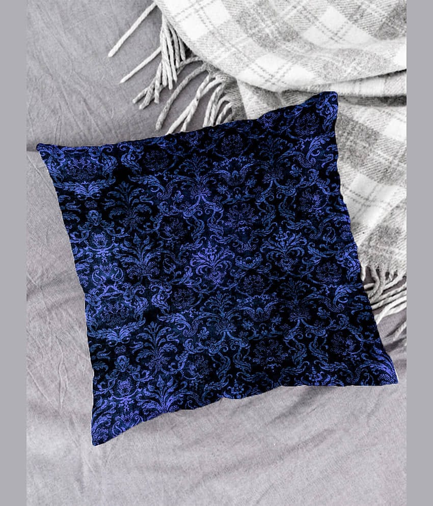 Houzzcode Single Blue Pillow Cover