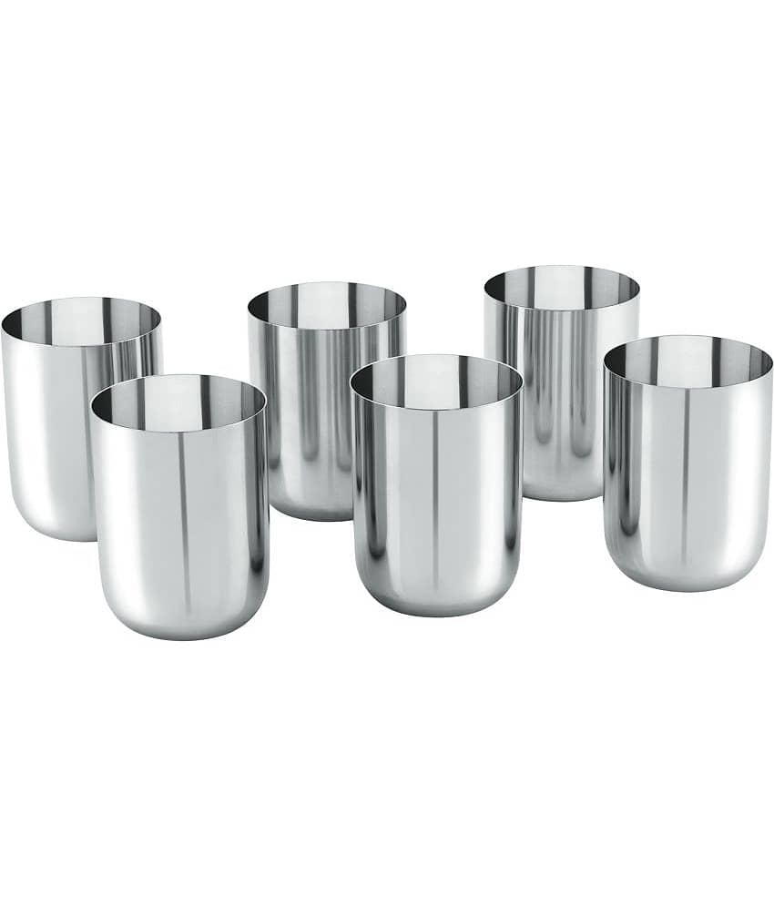 Neelam Stainless Steel 300 ml Glasses