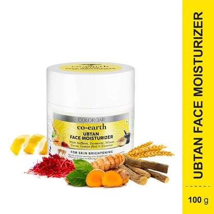 Colorbar Co-Earth Ubtan Face Moisturizer  Skin Brightening Cream 100 G