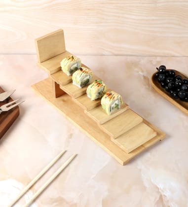 NATURALLYOURS WOODENWARES - Sushi Ladder (L-33 X W-12 X H-14 CMS)