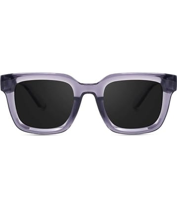 Peter Jones Light Grey Square Sunglasses ( Pack of 1 )