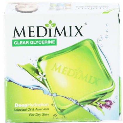 Medimix Clear Glycerin Deep Hydration Soap, 100 gm