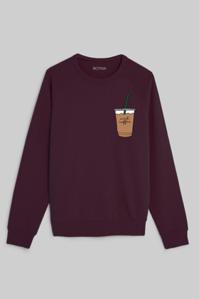 Ice coffee- Oversized Sweatshirt-XS