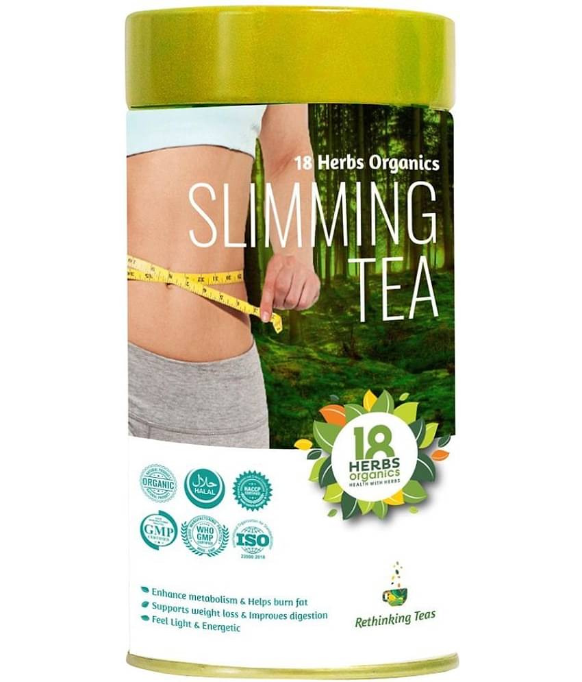 18 Herbs Organics 154 gm Slimming Green Tea ( Bags )