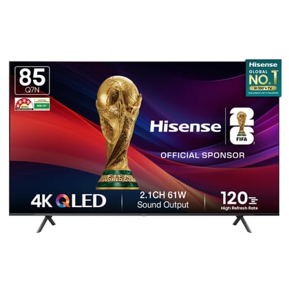Hisense 215 cm (85 inches) Q7N Series 4K Ultra HD Smart QLED TV 85Q7N (Dark Grey) Hisense 215 cm (85 inches) Q7N Series 4K Ultra HD Smart QLED TV 85Q7N (Dark Grey) - Dark Grey / 85 inches Hisense 215 cm (85 inches) Q7N Series 4K Ultra HD Smart QLED TV 85Q7N (Dark Grey) Hisense 215 cm (85 inches) Q7N Series 4K Ultra HD Smart QLED TV 85Q7N (Dark Grey) - Dark Grey / 85 inches
