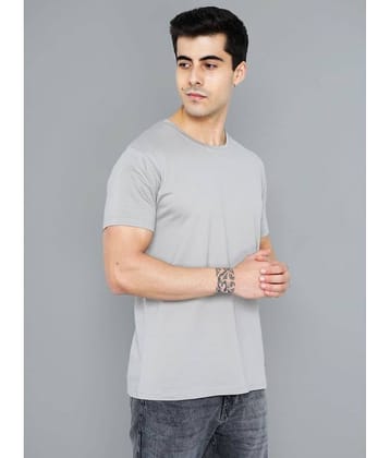 Paul Street Pack of 1 Cotton Slim Fit Men's T-Shirt ( Grey )