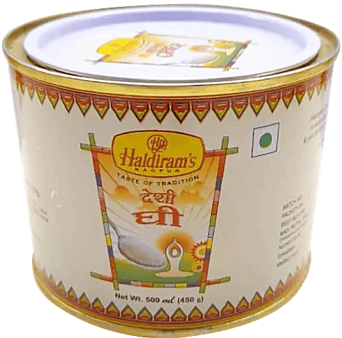 HALDIRAM GHEE 500G TIN