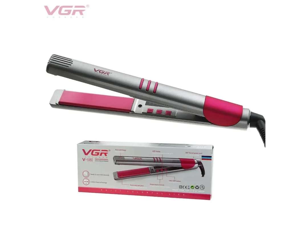 VGR V-580 Hair Straightener (Grey, Pink)