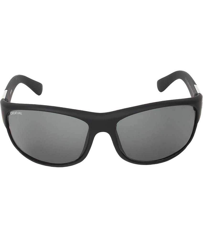 Creature Black Oversized Sunglasses ( Pack of 1 )