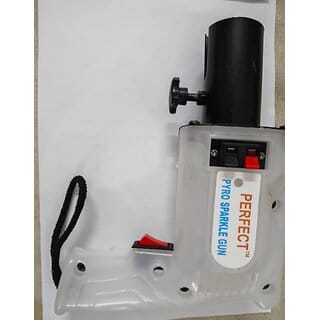 BIYANKA Sparkles Pyro Gun including 2 Cells - White