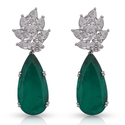 Emine - Green Doublet Earrings