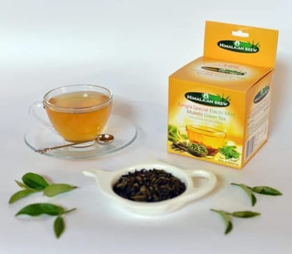 Himalayan Brew – Elaichi Mint Mulathi Green Tea (150g Loose Leaf)