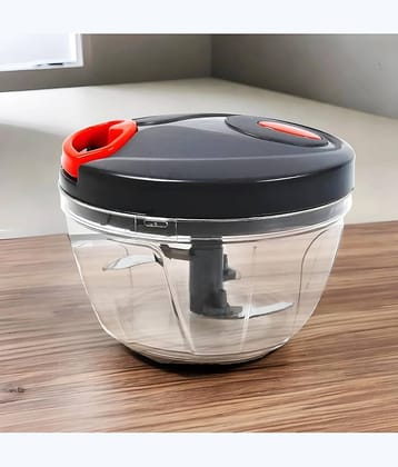 ATIPRIYA Manual Chopper Multicolour Plastic Mannual Chopper 450 ml ( Pack of 1 )