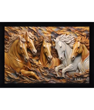 Indianara - Animal Painting With Frame