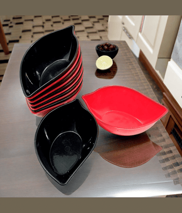 kitchrox Plastic Snacks Bowl 120 mL ( Set of 12 )